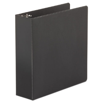 Picture of Economy Non-View Round Ring Binder, 3 Rings, 3" Capacity, 11 X 8.5, Black