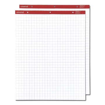 Picture of Easel Pads/Flip Charts, Quadrille Rule (1 sq/in), 27 x 34, White, 50 Sheets, 2/Carton
