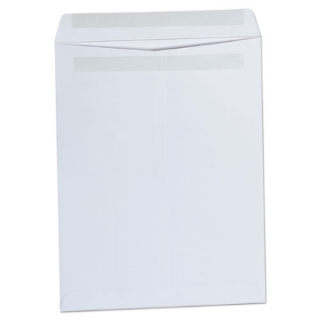Picture of Self-Stick Open End Catalog Envelope, #13 1/2, Square Flap, Self-Adhesive Closure, 10 x 13, White, 100/Box