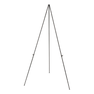 Picture of Instant Setup Foldaway Easel, Adjusts 15" To 61" High, Steel, Black