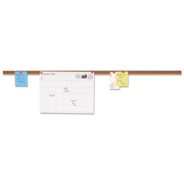 Picture of Cork Bulletin Bar, 36 x 1, Brown Surface, Silver Aluminum Frame