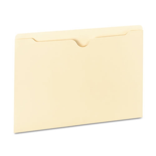 Picture of Deluxe Manila File Jackets With Reinforced Tabs, Straight Tab, Legal Size, Manila, 100/box