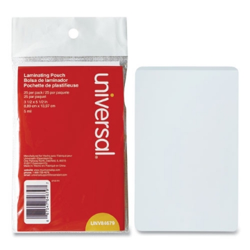 Picture of Laminating Pouches, 5 Mil, 5.5" X 3.5", Gloss Clear, 25/pack