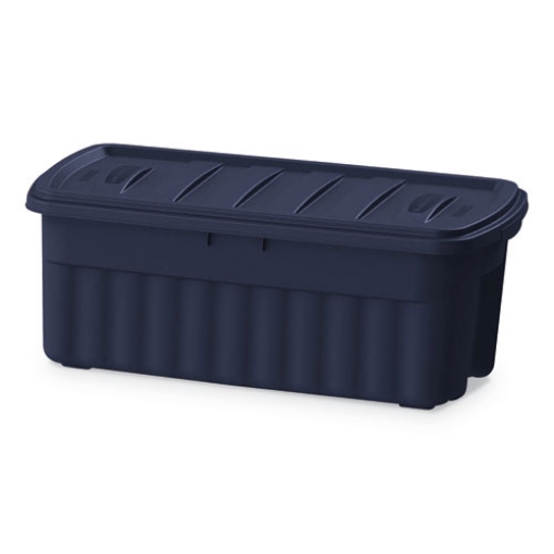 Picture of Roughneck Storage Box, 50 Gal, 21.2" X 43" X 17.88", Dark Indigo Metallic