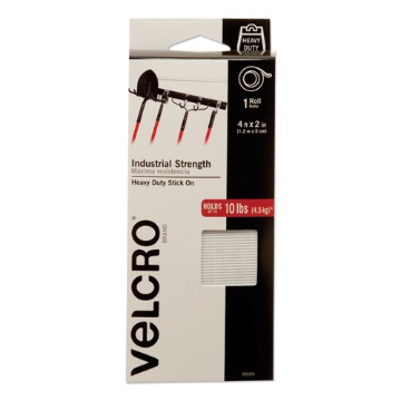 Picture of Industrial-Strength Heavy-Duty Fasteners, 2" X 4 Ft, White