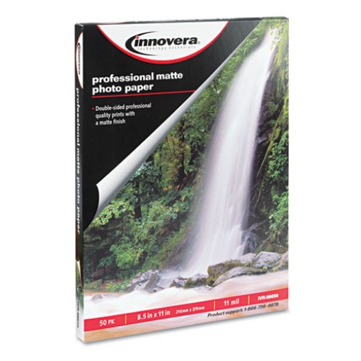 Picture of Heavyweight Photo Paper, 11 Mil, 8.5 X 11, Matte White, 50/pack