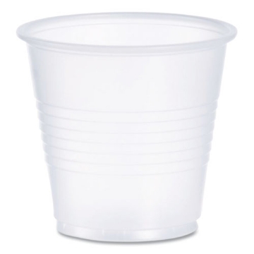 Picture of HIGH-IMPACT POLYSTYRENE COLD CUPS, 3.5 OZ, TRANSLUCENT, 100 CUPS/SLEEVE, 25 SLEEVES/CARTON