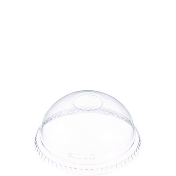 Picture of Dome-Top Cold Cup Lids, Fits 16 Oz, Clear, 1,000/carton