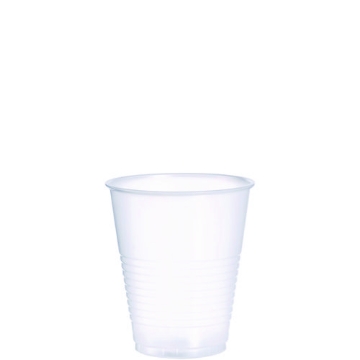 Picture of High-Impact Polystyrene Squat Cold Cups, 12 oz, Translucent, 50/Pack