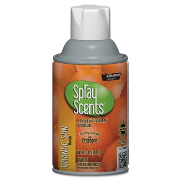 Picture of Champion Sprayon SPRAYScents Metered Air Freshener Refill, Orange Sun, 7 oz Aerosol Spray 12/Carton