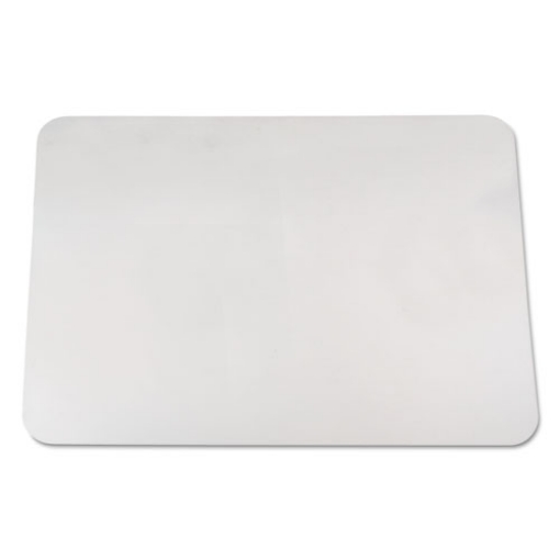 Picture of KrystalView Desk Pad with Antimicrobial Protection, Glossy Finish, 24 x 19, Clear