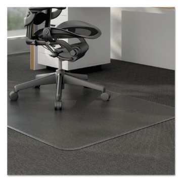 Picture of Moderate Use Studded Chair Mat For Low Pile Carpet, 46 X 60, Rectangular, Clear