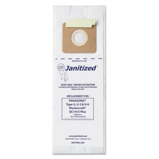 Picture of Vacuum Filter Bags Designed to Fit Panasonic Upright Type U, 36/Carton