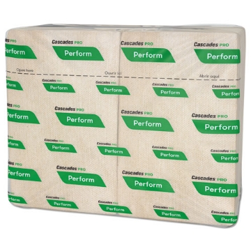 Picture of Perform Interfold Napkins, 1-Ply, 6.5 X 4.25, Natural, 376/pack, 16 Packs/carton