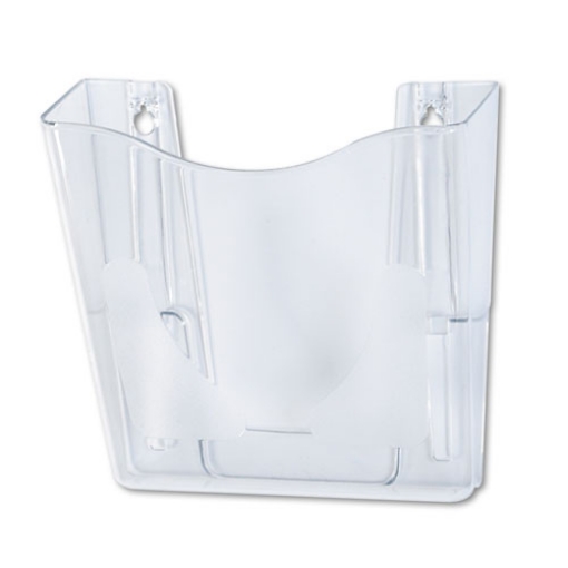 Picture of Euro-Style DocuPocket Portrait Wall File, A4/Legal/Letter/Magazine/Portfolio Size, 10.25" x 4" x 10", Clear