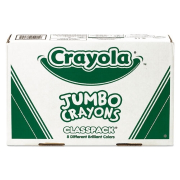 Picture of Jumbo Classpack Crayons, 25 Each Of 8 Colors, 200/set