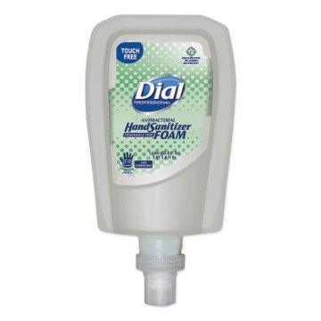 Picture of Antibacterial Foaming Hand Sanitizer Refill For Fit Touch Free Dispenser, 1 L Bottle, Fragrance-Free, 3/carton
