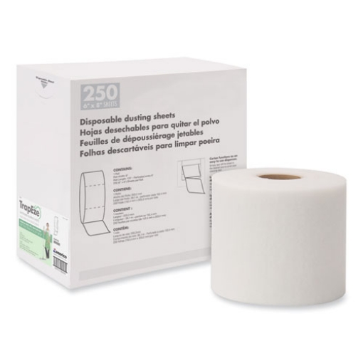 Picture of Trapeze Disposable Dusting Sheets, 8" X 125 Ft, White, 250 Sheets/roll,