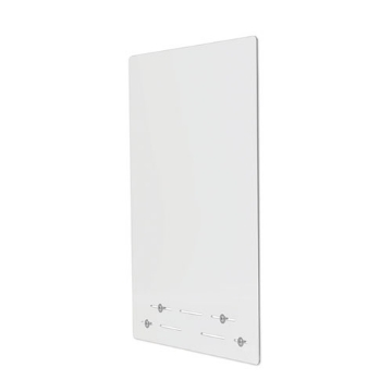 Picture of Mounting Safety Barrier With Full Shield, 23.75" X 31.75", Acrylic, Clear, 2/carton