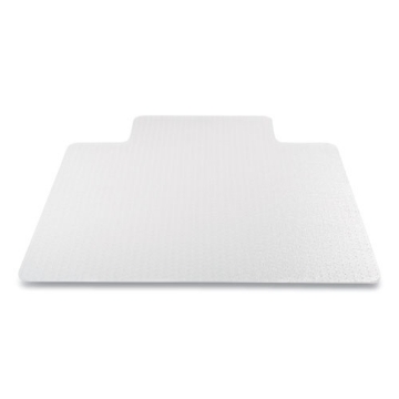 Picture of Antimicrobial Chair Mat, Medium Pile Carpet, 48 X 36, Lipped, Clear
