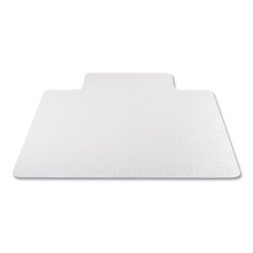 Picture of Antimicrobial Chair Mat, Medium Pile Carpet, 53 X 45, Lipped, Clear