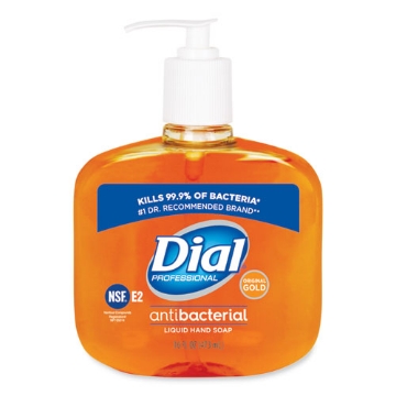 Picture of Gold Antibacterial Liquid Hand Soap, Floral, 16 Oz Pump
