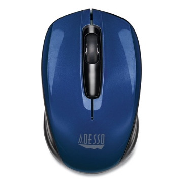 Picture of Imouse S50 Wireless Mini Mouse, 2.4 Ghz Frequency/33 Ft Wireless Range, Left/right Hand Use, Blue