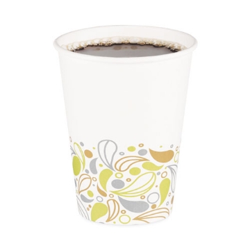 Picture of Deerfield Printed Paper Hot Cups, 12 Oz, 50 Cups/sleeve, 20 Sleeves/carton