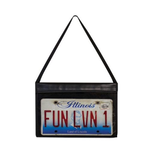Picture of 1-Pocket Shop Ticket Holder W/strap And Black Stitching, 75-Sheet, 9 X 12
