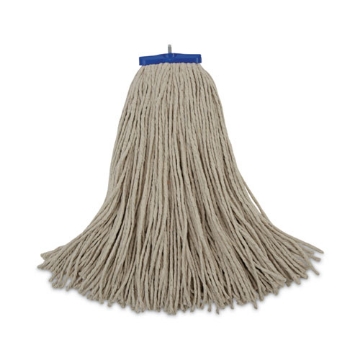 Picture of Cut-End Lie-Flat Wet Mop Head, Cotton, 24oz, White