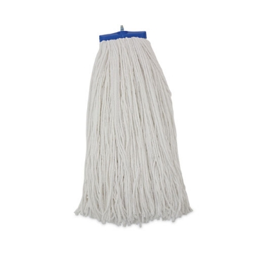 Picture of Cut-End Lie-Flat Wet Mop Head, Rayon, 24oz, White, 12/carton