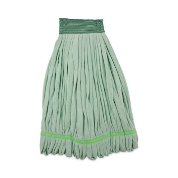 Picture of Microfiber Looped-End Wet Mop Head, Large, Green, 12/carton