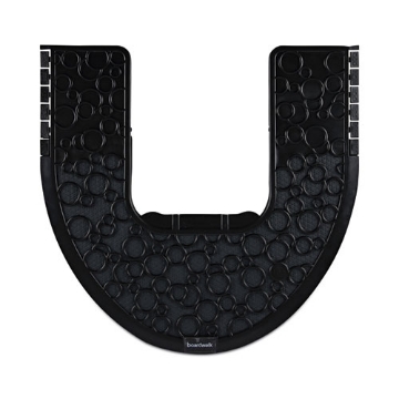 Picture of Commode Mat 2.0, Rubber, 22 x 22, Black, 6/Carton