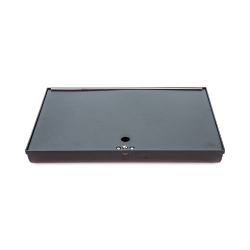 Picture of Plastic Currency and Coin Tray, Coin/Cash, 10 Compartments, 16 x 11.25 x 2.25, Black