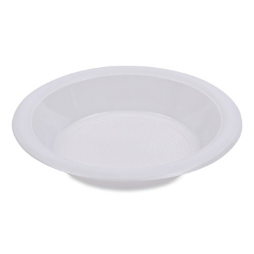 Picture of Hi-Impact Plastic Dinnerware, Bowl, 10 To 12 Oz, White, 1,000/carton
