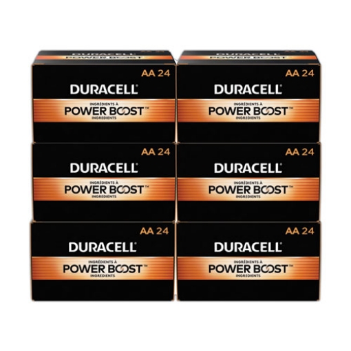 Picture of Power Boost CopperTop Alkaline AA Batteries, 144/Carton