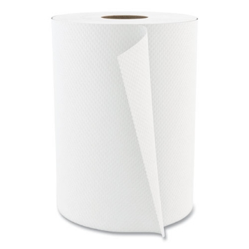 Picture of Select Roll Paper Towels, 1-Ply, 7.88" X 350 Ft, White, 12 Rolls/carton