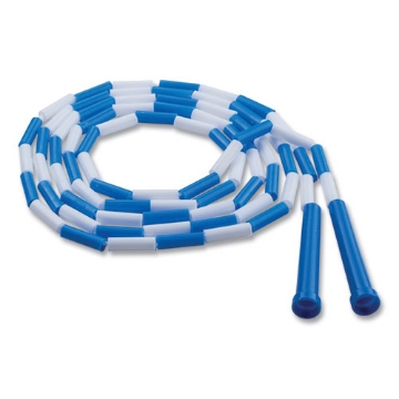 Picture of SEGMENTED PLASTIC JUMP ROPE, 9 FT, BLUE/WHITE