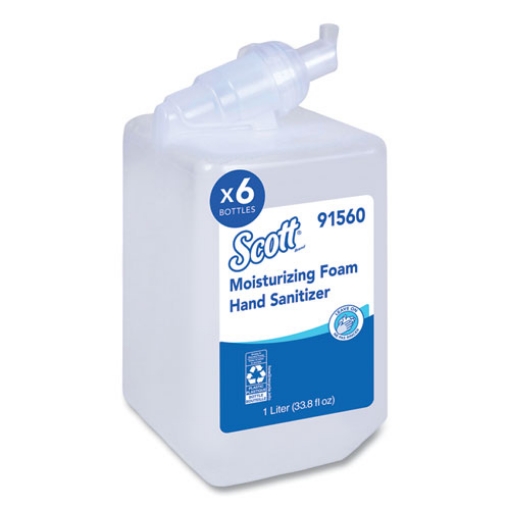 Picture of Pro Moisturizing Foam Hand Sanitizer, 1,000 Ml Refill, Fruity Cucumber Scent, 6/carton