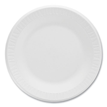 Picture of Concorde Foam Plate, 10.25" Dia, White, 125/pack, 4 Packs/carton