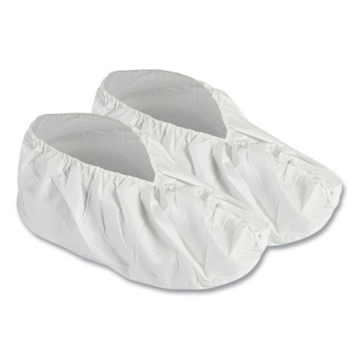 Picture of A40 Liquid/Particle Protection Shoe Covers, X-Large to 2X-Large, White, 400/Carton
