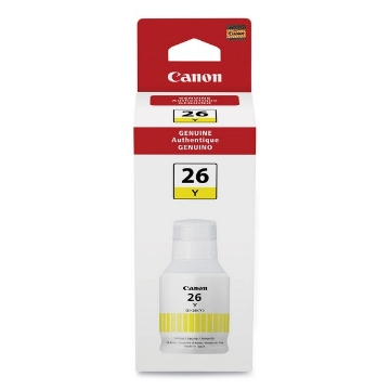 Picture of Canon 4423C001 (GI-26Y) Yellow Pigment Ink Bottle (135 ml)