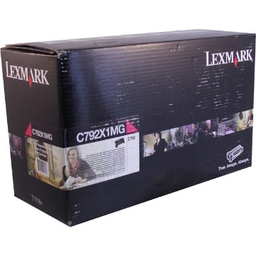Picture of Lexmark C792X1MG (C792X2MG) Extra High Yield Magenta Toner (20000 Yield)