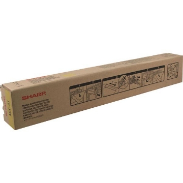 Picture of Sharp MX-31NTYA Yellow Laser Toner Cartridge (15000 Yield)