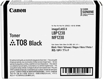 Picture of Canon 3010C005AA (Canon T08) Black Toner Cartridge (11,000 Yield)