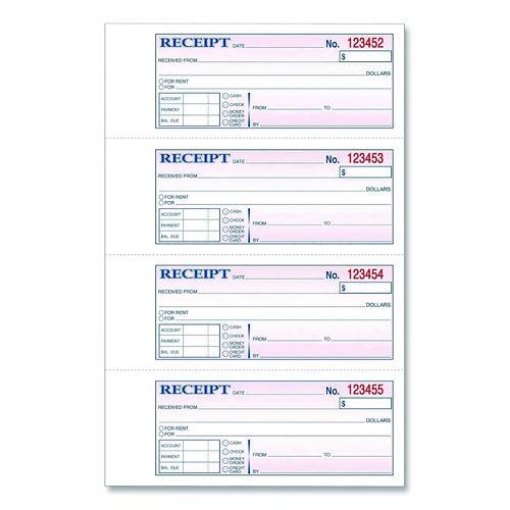 Picture of BOOK,MONEY/RENT,RECEIPT