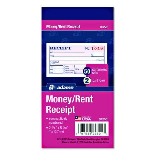 Picture of BOOK,MNY/RNT RCPT 2PT 50