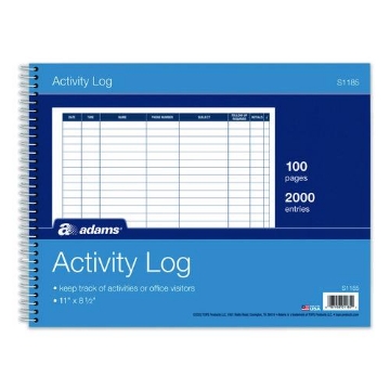 Picture of BOOK,LOG,ACTVTY,SPRL,50SH
