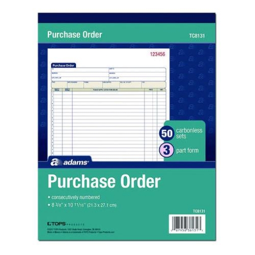 Picture of BOOK,PRCH ORD,8X10,50/ST