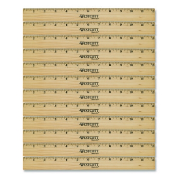 Picture of RULER,SCALE,12",BG,12PK